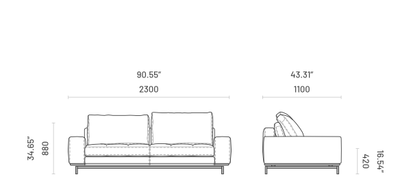 Parker 2 Seater Sofa