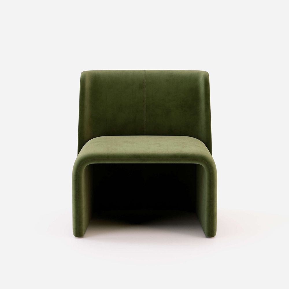 Domkapa Legacy Armchair Powell Mud Velvet