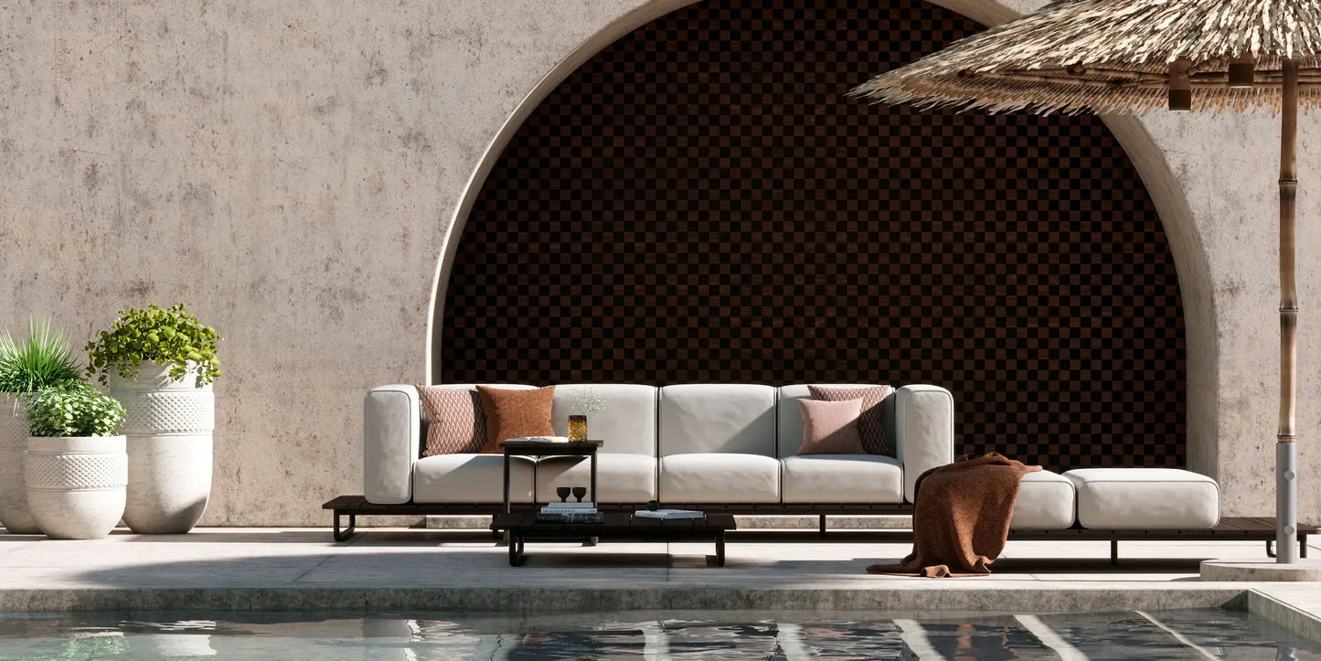 Copacabana 2 Seater Module With Armrests (Right / Left)